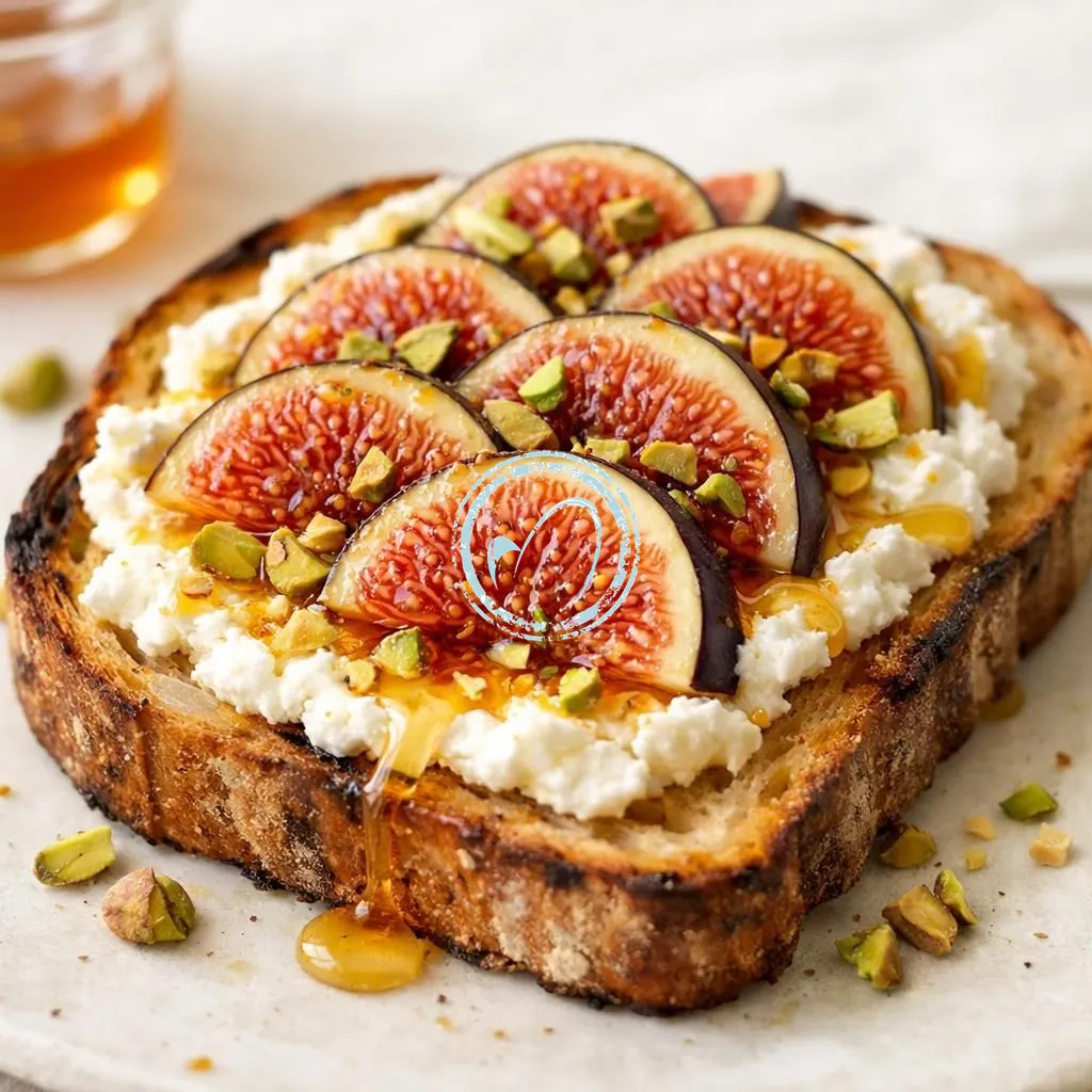 Ricotta Toast with Honey and Figs