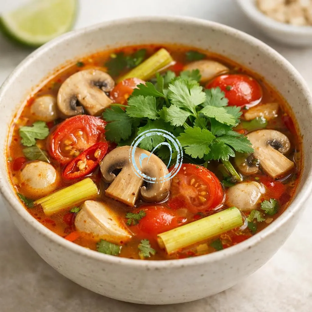 Tom Yum Vegetable Soup